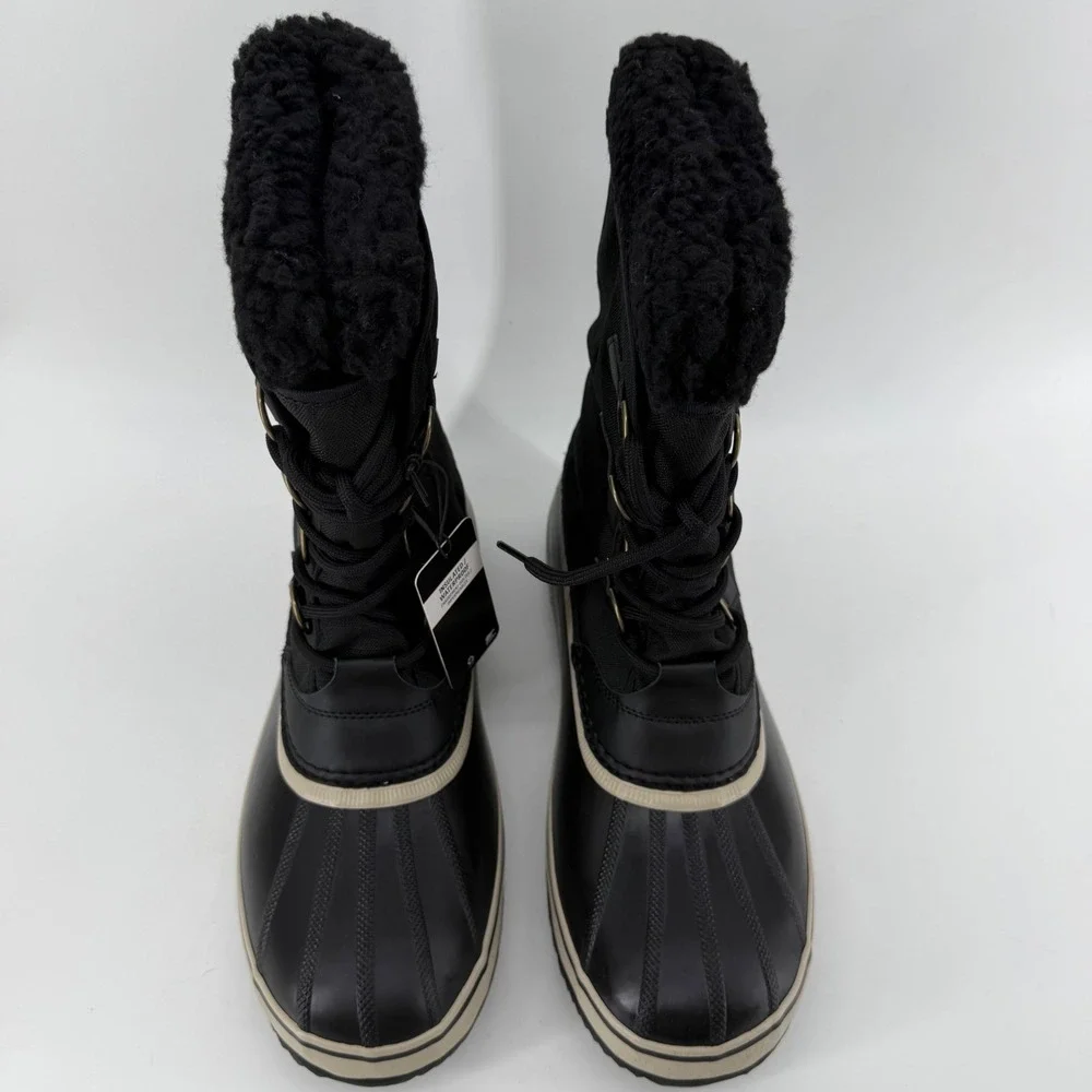 Sorel 1964 Pac Nylon WP Mens Black Ancient‎ Fossil Waterproof Winter Boots 12